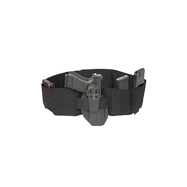 Blackhawk NACHO Belly Band Concealed Carry Holster, Black, M 34"-39"