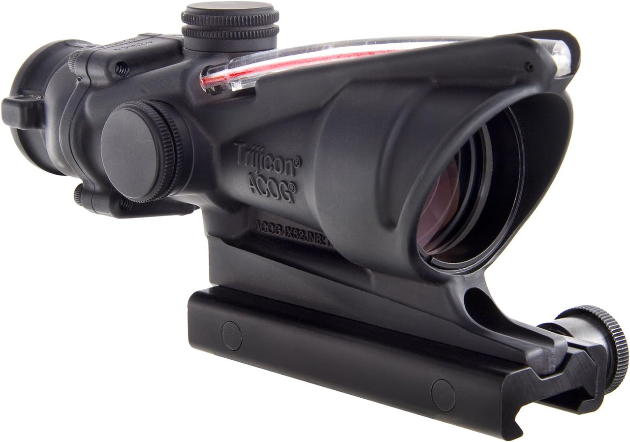 Trijicon 100215 ACOG 4x32mm Rifle Scope Illuminated Red Chevron Reticle .223/5.56 BDC