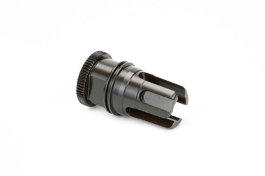 Griffin Armament Dual-Lok Minimalist 5.56mm Flash Hider, 1/2x28, Black