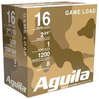 Aguila Birdshot Standard Velocity 16 Gauge 2.75" 1 oz 8 Shot