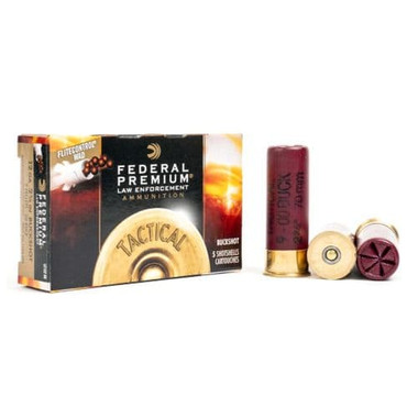 Federal LE Tactical 12 Gauge 2-3/4" 9 Pellet 00 Buck Shot