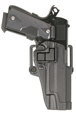 Blackhawk Serpa CQC Pistol Belt Loop & Paddle Holster, Right Hand, Black