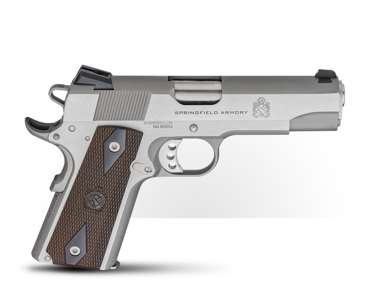 Springfield Armory PX9417S-FL 1911 Garrison 4.25" 9mm Pistol - Stainless - FIRSTLINE
