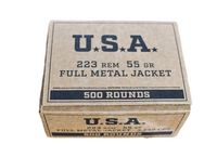 Winchester USA 223 Remington 55 Grain Full Metal Jacket - Bulk Packaging