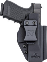Rounded Universal Holster Ambidextrous Standard Fit Kydex – Black