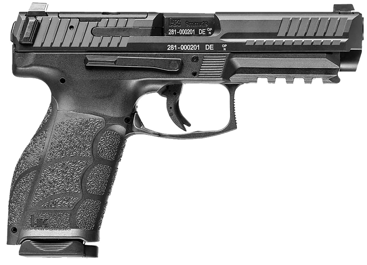 HK VP9A1 9mm Luger 4.53" Barrel, Optic Ready, 17rd/20rd Mags, Black Polymer Frame