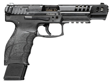 HK VP9 Match 9mm Pistol, 5.51" Polygonal Barrel, Optic Ready, 4x 20rd Mags, Black