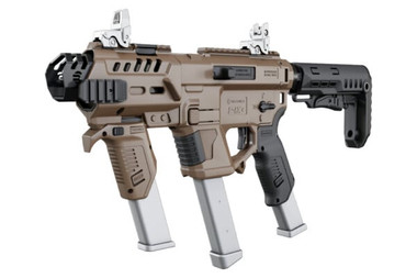 Recover Tactical P-IX+MG PG9 SR20 Metal Front Guard Buffer Tube, Tan