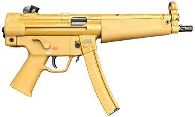 Heckler & Koch SP5 RAL8000 9mm Pistol, 8.9" Barrel, 2x 30rd, FDE