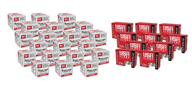 Bulk Winchester Luger + USA Ready HP FMJ Ammo