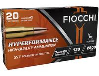 Fiocchi Hyperformance 7mm-08 Remington 139 Grain Super Shock Tip