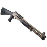 Benelli M4 Tactical 12 Gauge Pistol Grip Shotgun, 18.5" Barrel, 5+1 Capacity, FDE