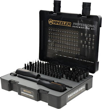 Wheeler 100-Piece Professional Screwdriver Set