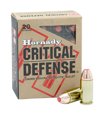 Hornady Critical Defense 45 Auto +P 185 Grain Flex Tip eXpanding
