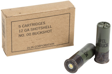 Winchester Military Grade 12 Gauge 2.75" 9 Pellets 00 Buck