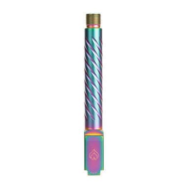 Ballistic Advantage 9mm Glock 17 Gen 3-4 PVD Iridescent Threaded Spiral Fluting Barrel