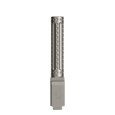 Ballistic Advantage 9mm Glock 19 Gen 3-5 PVD SS (Light Gray) Non-Threaded Bomber Fluting Barrel
