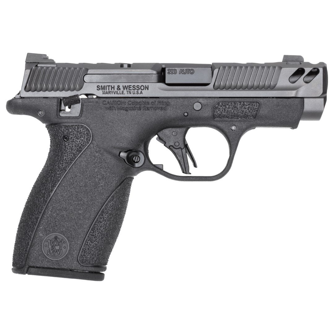S&W Bodyguard 2.0 Carry Comp .380 Pistol, 3.1" Barrel, Thumb Safety, 10/12-Rd