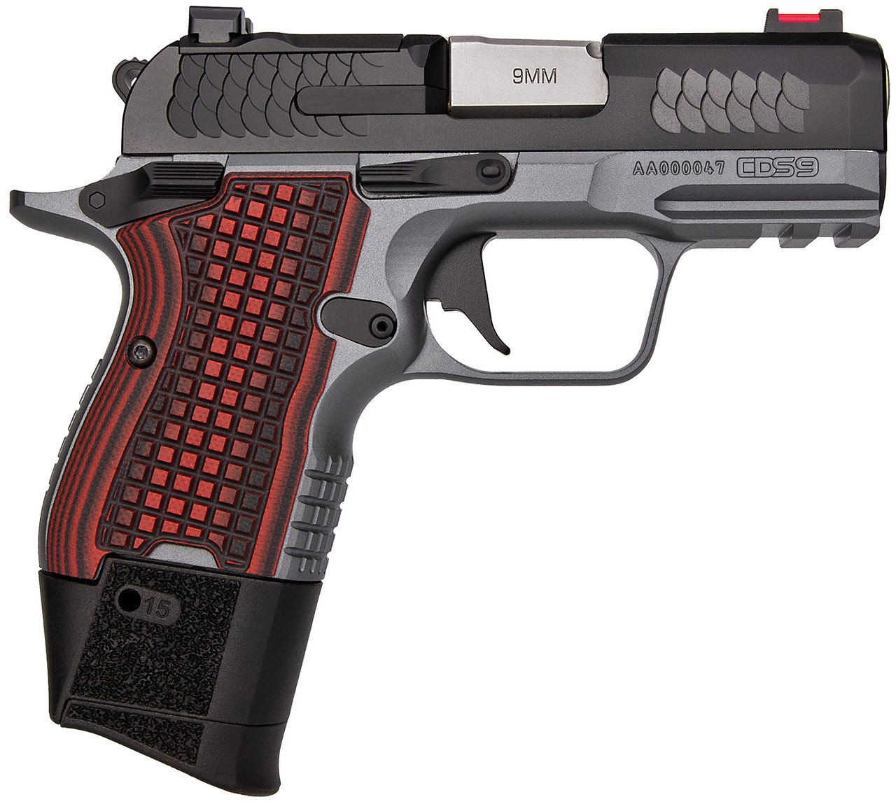 Kimber 3600003 CDS9 9mm Pistol, 3.18" Barrel, Optic Ready, 15-Rd