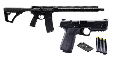 Daniel Defense DD4 V7 5.56 Rifle + H9 9mm Pistol Combo
