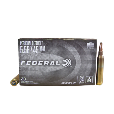 5.56 NATO Ammo - Bulk Federal Personal Defense Bonded Lead SP BLSP Bulk Federal Personal Defense Bonded Lead SP BLSP Ammo
