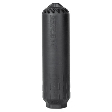 Huxwrx Flow 762Ti Suppressor W/ Muzzle Brake for .308/7.62/30 Cal, Black (BLEM)