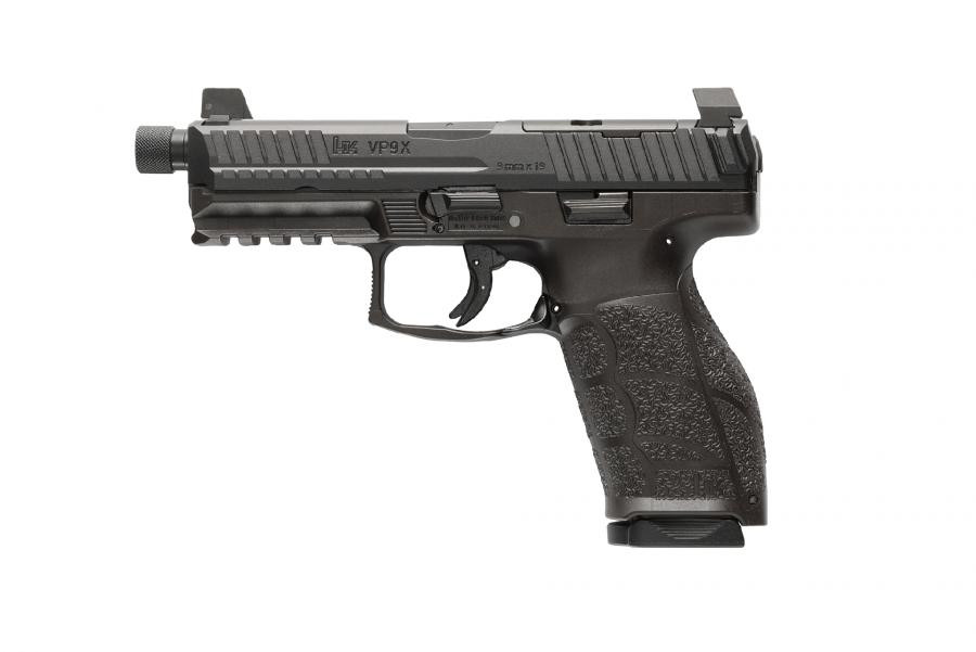 HK VP9A1 X Tactical 9mm 20rd Pistol, 4.7" Threaded Barrel, (OR) Optic-Ready