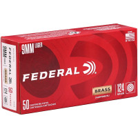 Federal Champion 9mm 124 Grain Full Metal Jacket (FMJ) Ammo
