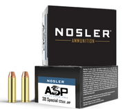 Nosler ASP .38 Special 125 Grain Jacketed Hollow Point (JHP) Ammo