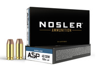 Nosler ASP 40 S&W 150 Grain Jacketed Hollow Point (JHP) Ammo