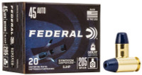 Federal Syntech Defense 45 ACP 205 Grain Segmented Jacketed Hollow Point (SJHP) Ammo
