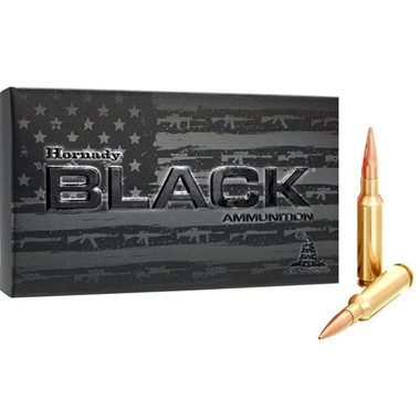 Hornady Black 6mm Creedmoor 105 Grain Boat Tail Hollow Point (BTHP) Ammo
