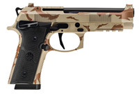 Beretta 92XI SAO Combat 9mm (OR) 15rd Pistol, Desert DPM