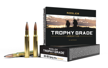 Nosler Trophy Grade .30-06 Springfield 165 Grain Partition Soft Point (SP) Ammo