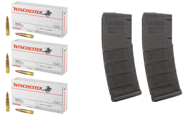 300 AAC Blackout Ammo - Winchester USA Open Tip OT Ammo + Magpul AR PMAGs Winchester USA Open Tip OT + Magpul AR PMAGs Ammo