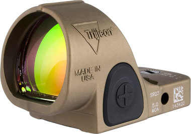 Trijicon SRO 5.0 MOA Adjustable LED Red Dot Sight – Coyote Brown