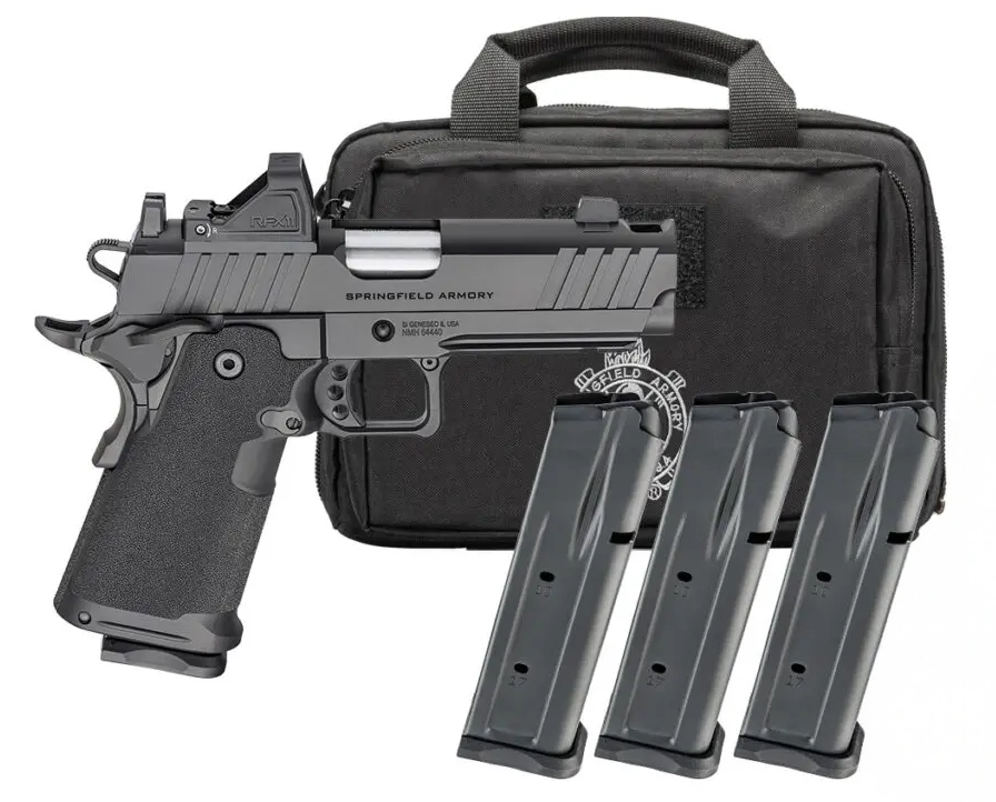 Springfield Armory PH9117AOS-COMP-PAC 1911 DS Prodigy Comp 9mm 20rd Pistol, 4.25" Barrel, Gear Pac