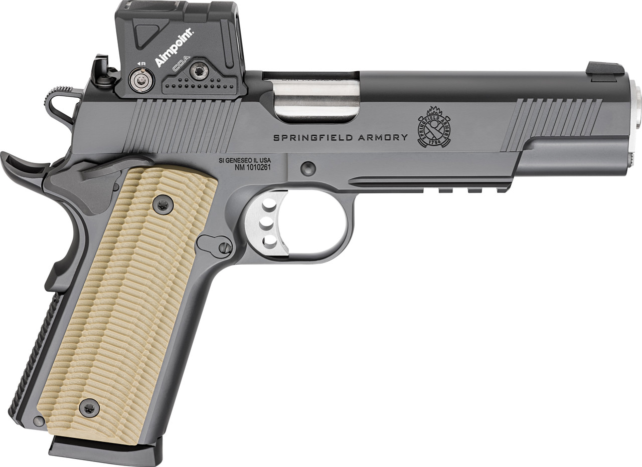 Springfield 1911 Operator .45 ACP (OR) 8rd Pistol, Aimpoint COA Optic, 5" Barrel
