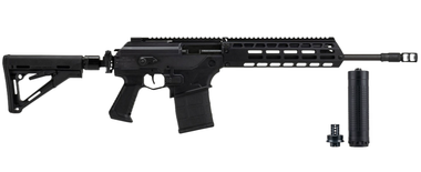 IWI US Galil Ace Gen II 7.62x51 20rd Rifle, Folding Stock, Black + IWI IWS762 6" Suppressor
