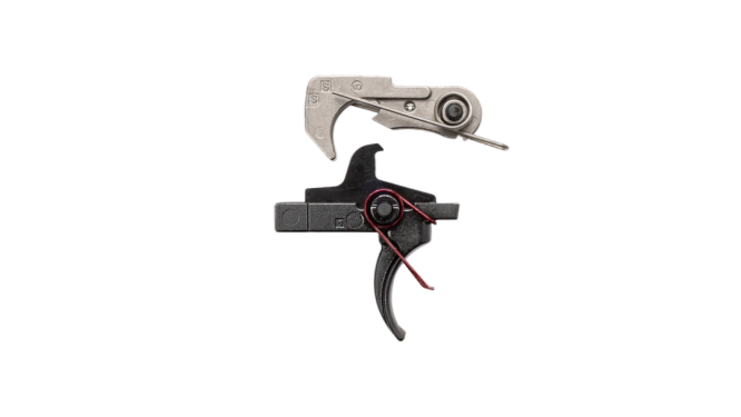 NOVESKE 05002896 NSS Single Stage AR-15 Trigger, Curved Trigger Bow, Black