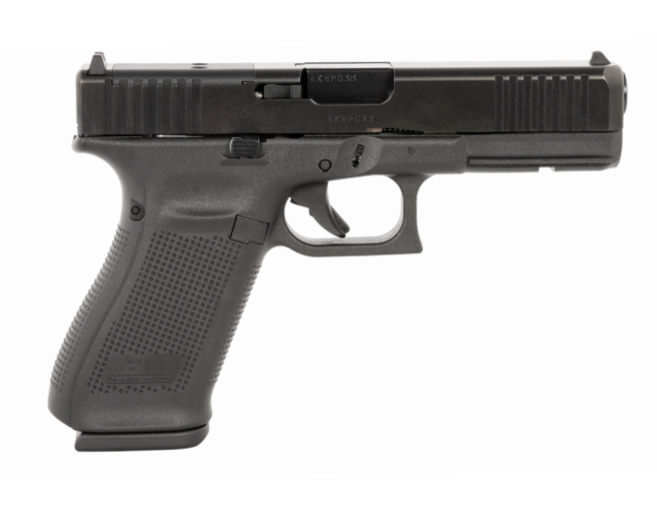 Glock UV2050203MOS 20 V MOS 10mm 15rd Pistol, 4.61" Barrel, Black