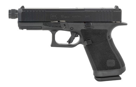 Glock 19 Gen 6 9mm (OR) 15rd Pistol, 4.02" Threaded Barrel, Black