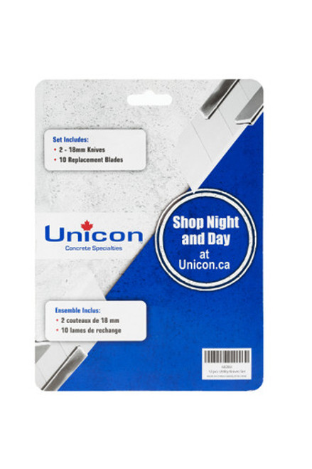 12 pcs Unicon Utility Knife Set