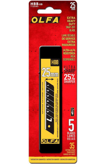 25mm Blades, 5 Pack - Olfa