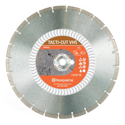 14" Husqvarna Tacti-Cut VH5 Diamond Saw Blade Wet/Dry 14" Husqvarna Tacti-Cut VH5 Diamond Saw Blade Wet/Dry