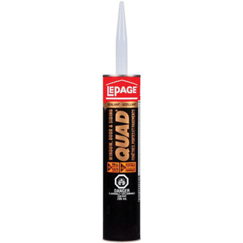 LePage QUAD Clear Sealant 295 ML LePage QUAD Clear Sealant 295 ML