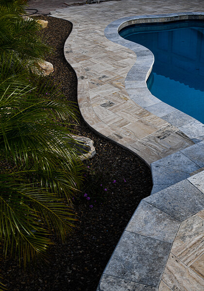 Travertine Garden Paths and Stepping Stones Travertine Garden Paths and Stepping Stones
