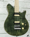 Sterling By Music Man Axis Flame Maple Electric Guitar - Trans Black (#7839)