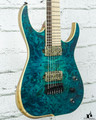 Skervesen Raptor 7 Burl Top, Two Tone Fretboard w/ OHSC