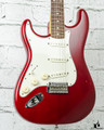 Warmoth/Fender Partscaster Left Handed Transparent Red